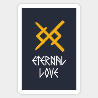 Viking Eternal Love Rune Magnet